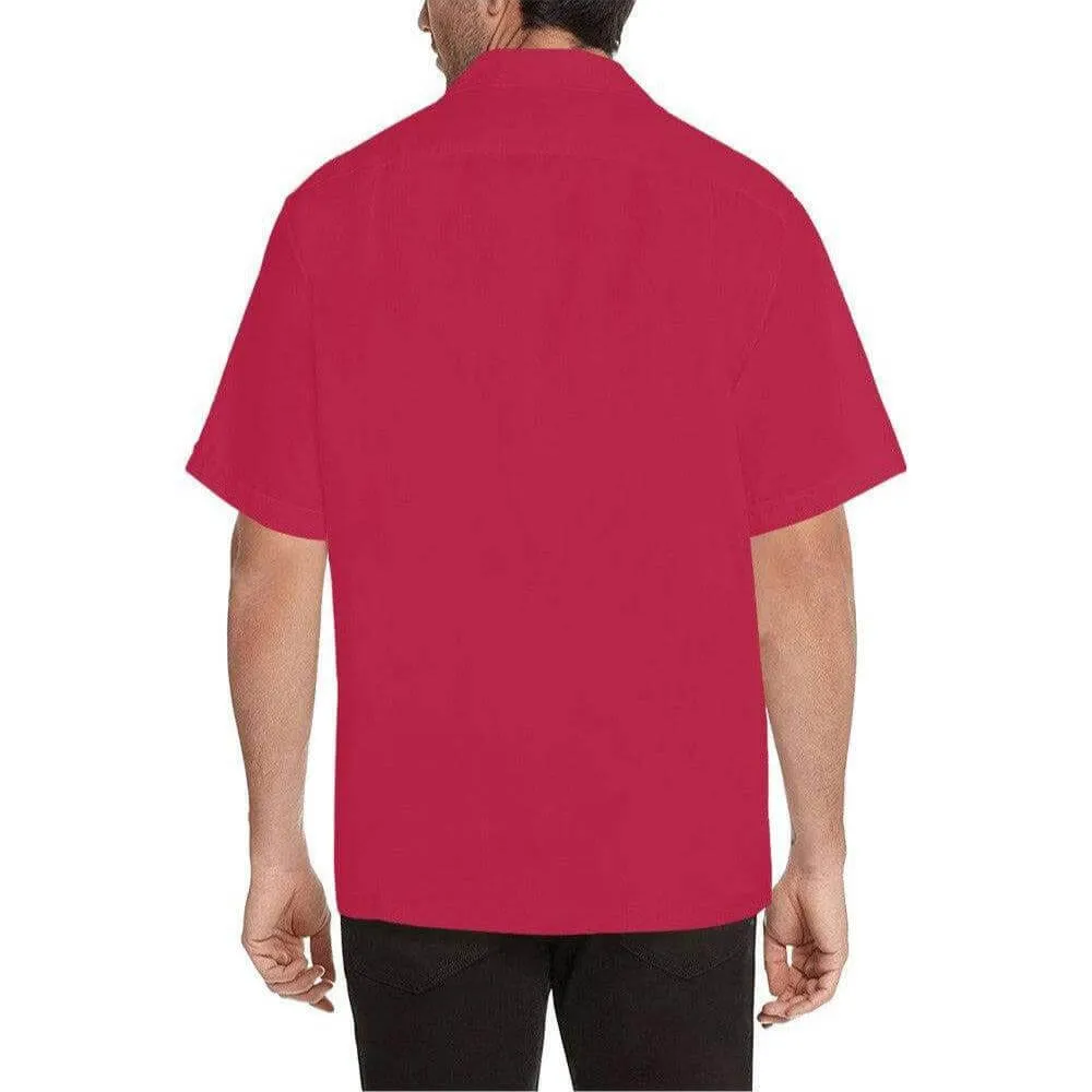 Leopard Red Button Up Shirt