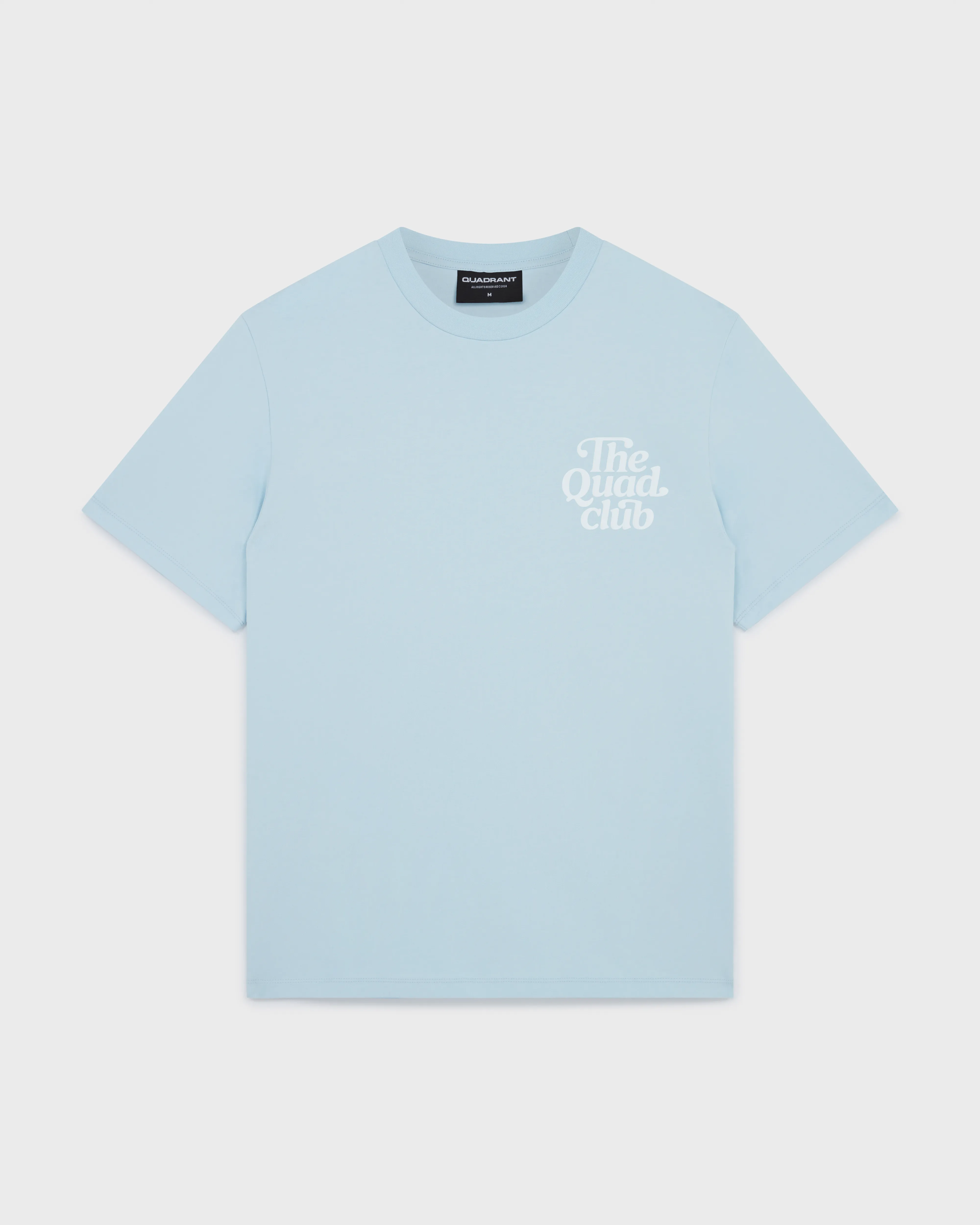 LIGHT BLUE QUAD CLUB TEE