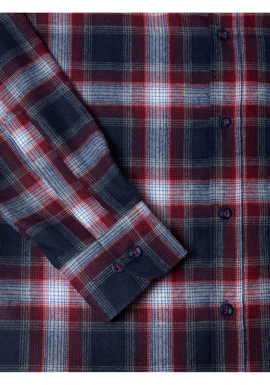 Long Sleeve Check Shirt - Red