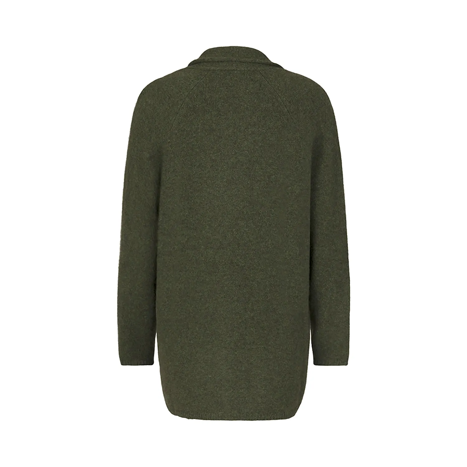 Mansted Zonia Yak Coatigan in Cold Green