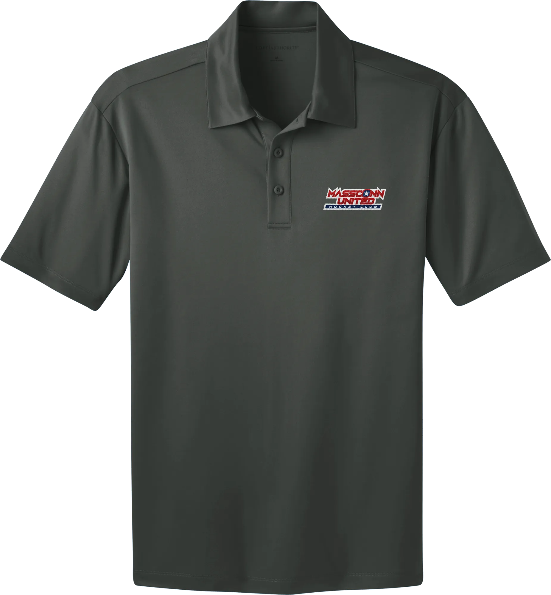 Mass Conn United Adult Silk Touch Performance Polo