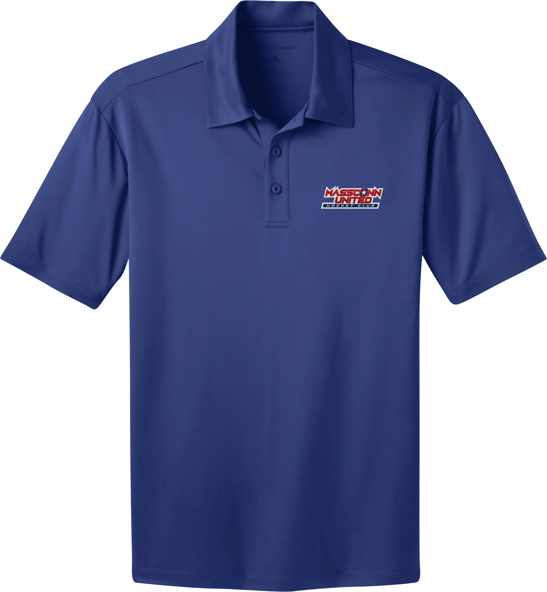Mass Conn United Adult Silk Touch Performance Polo