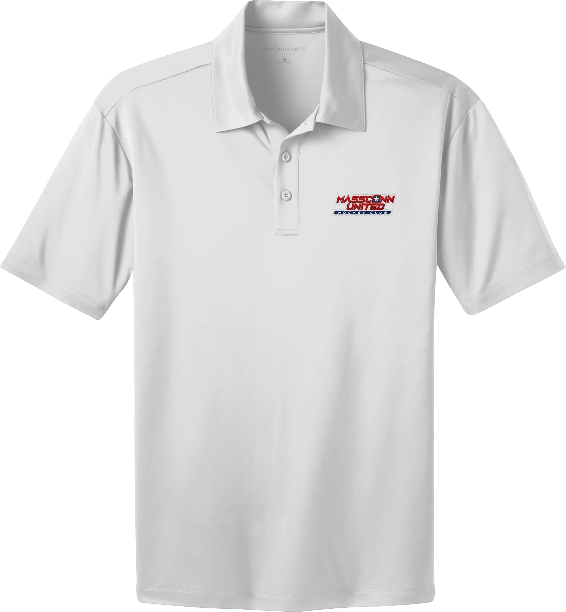 Mass Conn United Adult Silk Touch Performance Polo