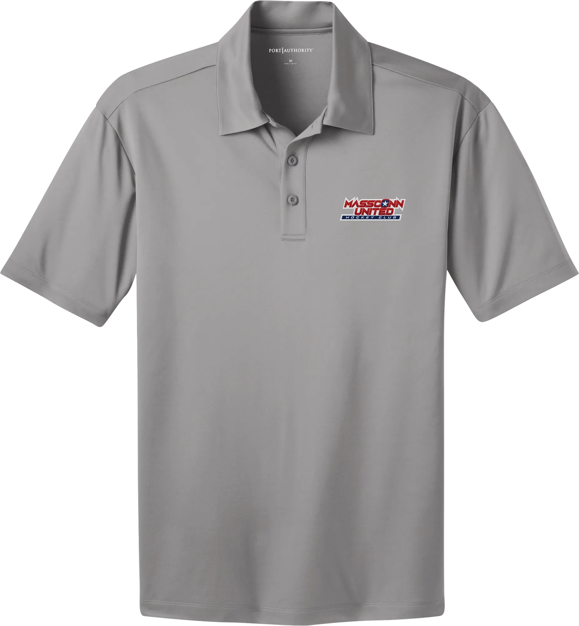 Mass Conn United Adult Silk Touch Performance Polo