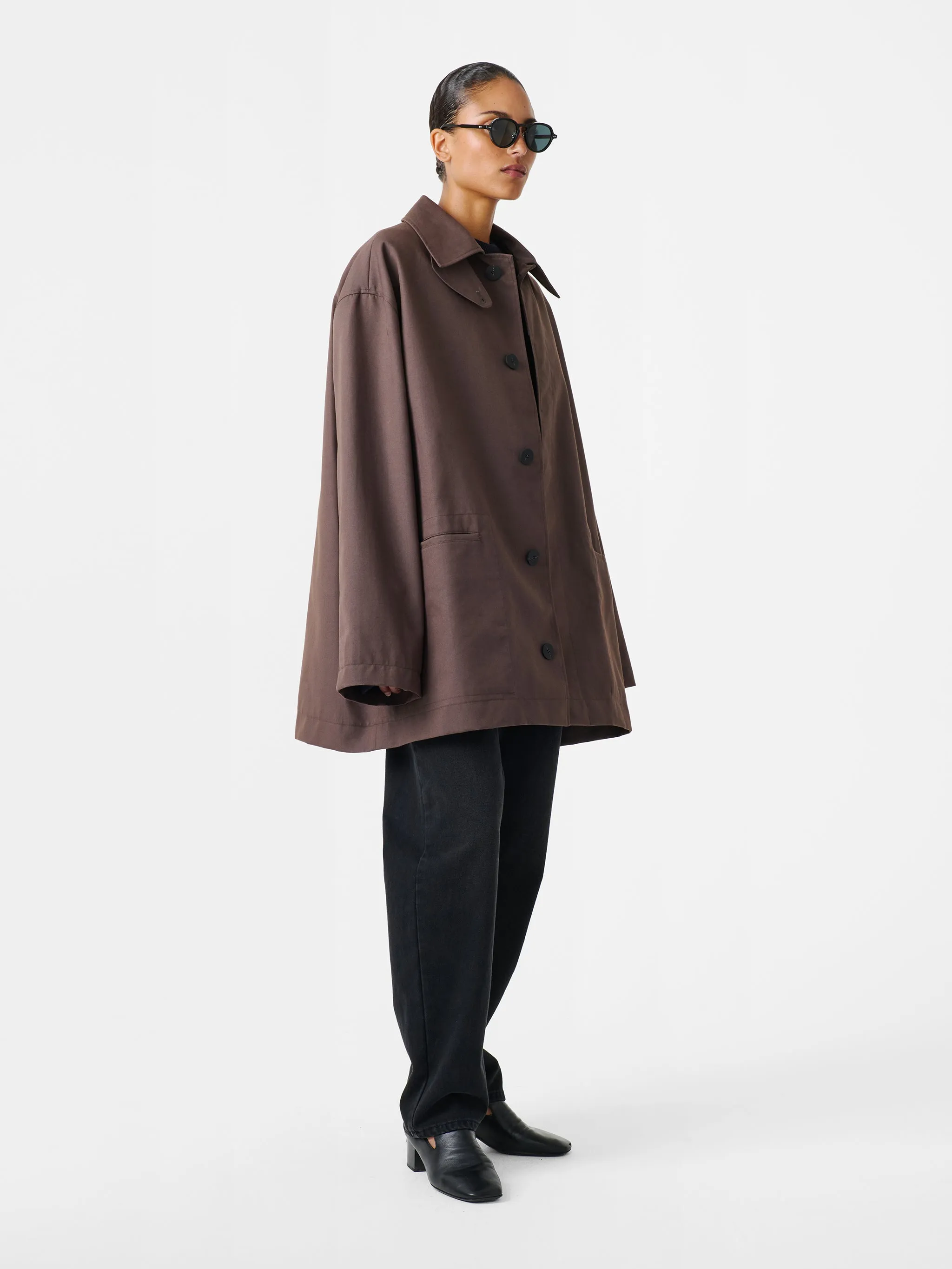 Measure Jacket in Moss / Black
