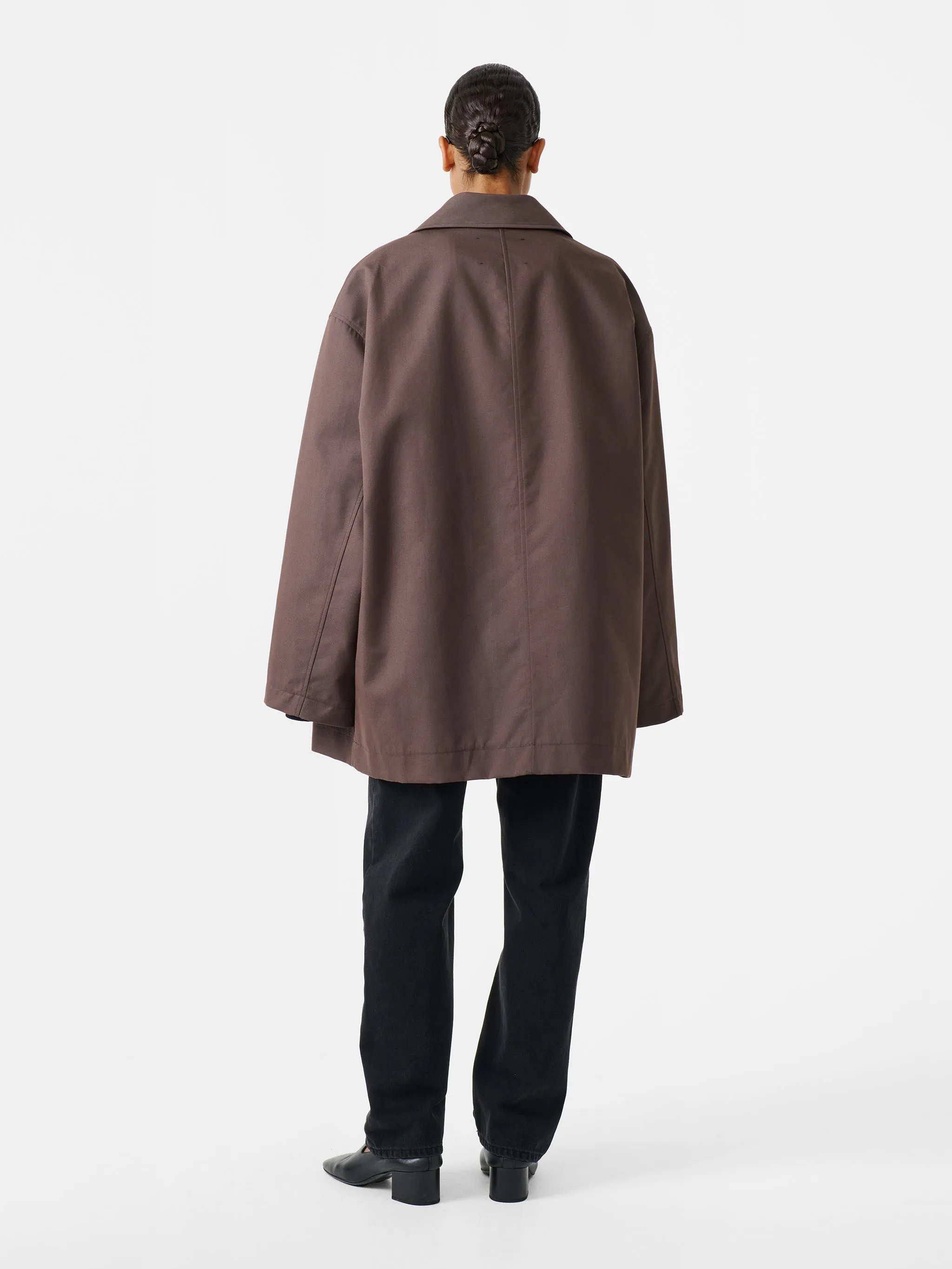 Measure Jacket in Moss / Black