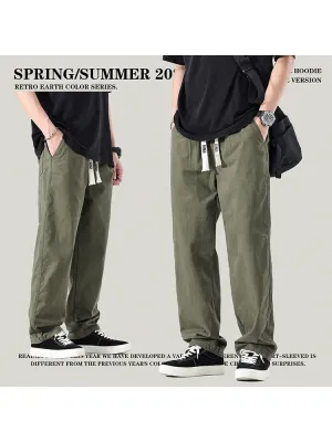 Men'S Washed Loose Joggers
