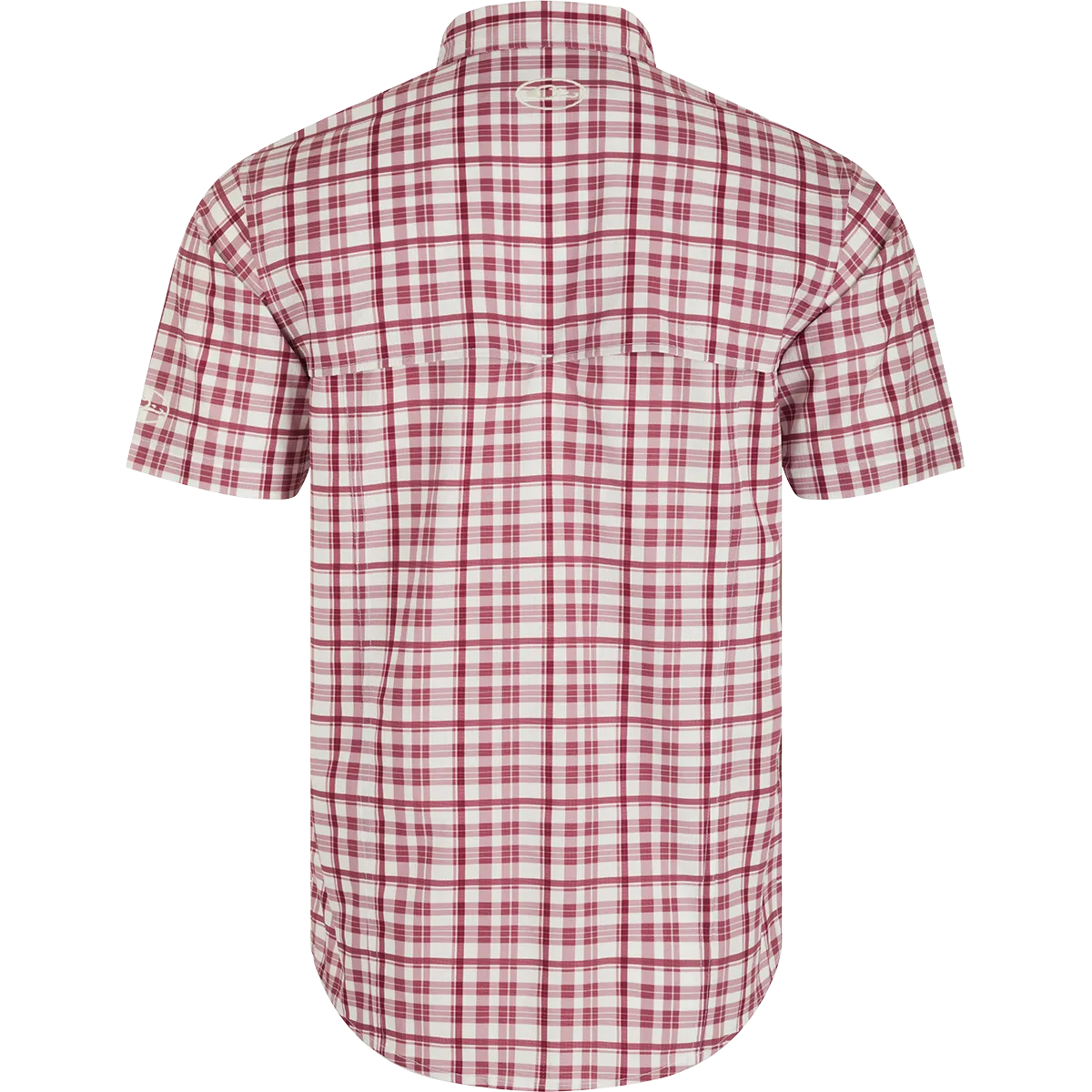 Mississippi State Hunter Creek Windowpane Plaid Short Sleeve Shirt