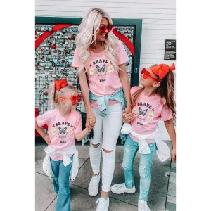 Mommy and Daughter Matching T-Shirt Short Sleeve