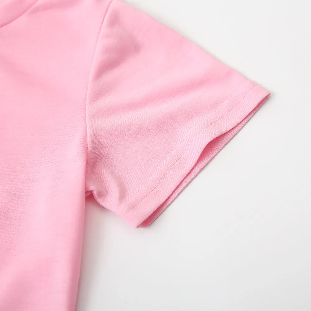 Mommy and Daughter Matching T-Shirt Short Sleeve