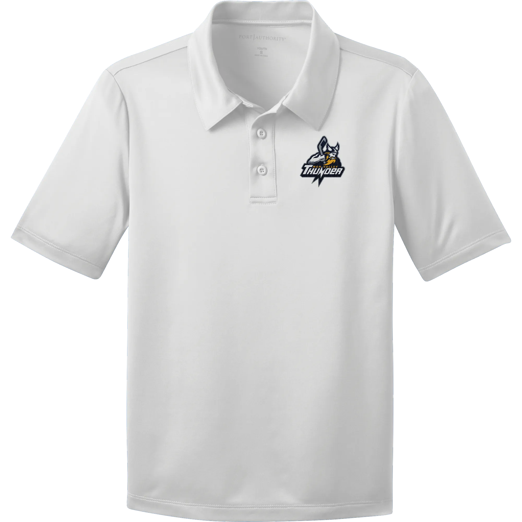 Mon Valley Thunder Youth Silk Touch Performance Polo