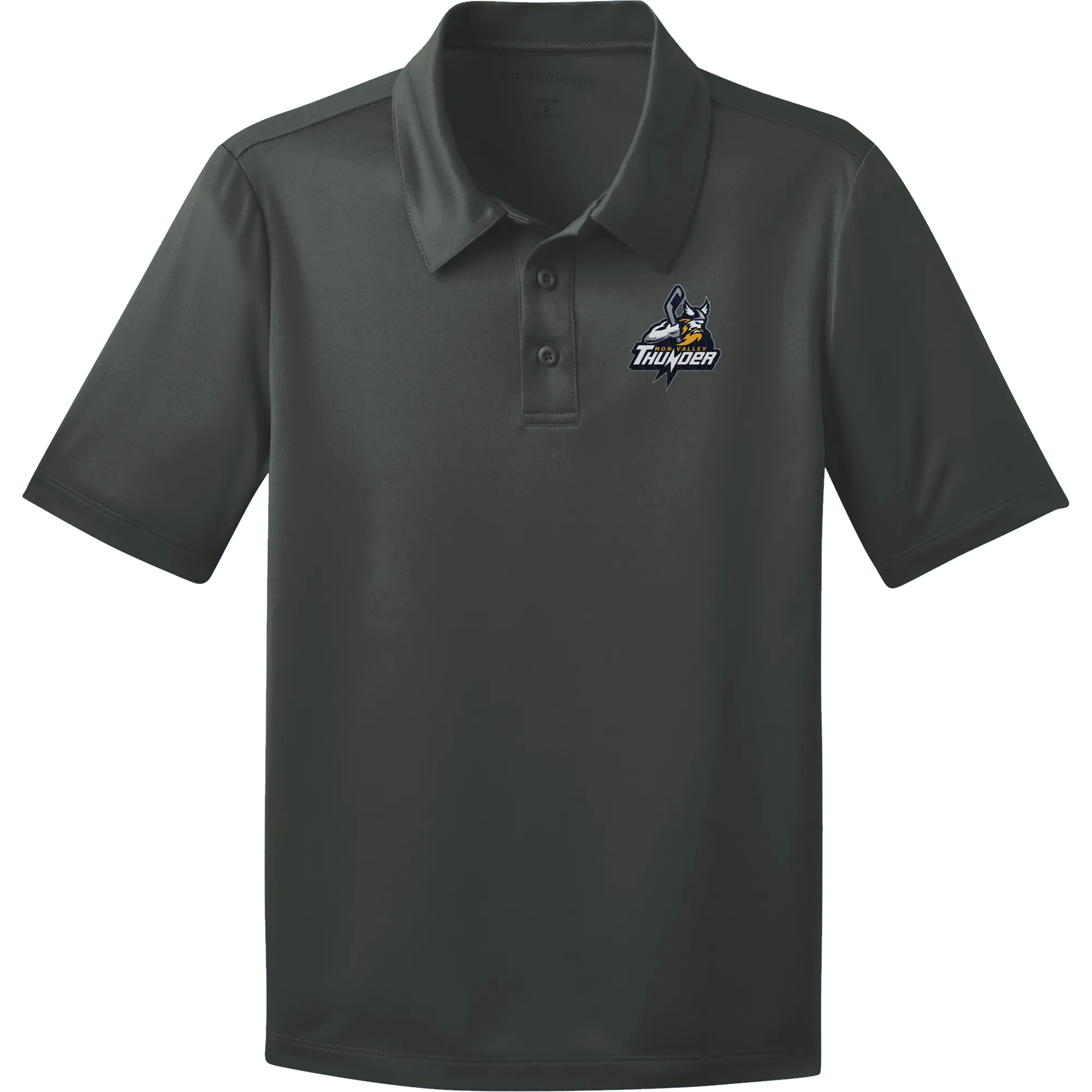 Mon Valley Thunder Youth Silk Touch Performance Polo