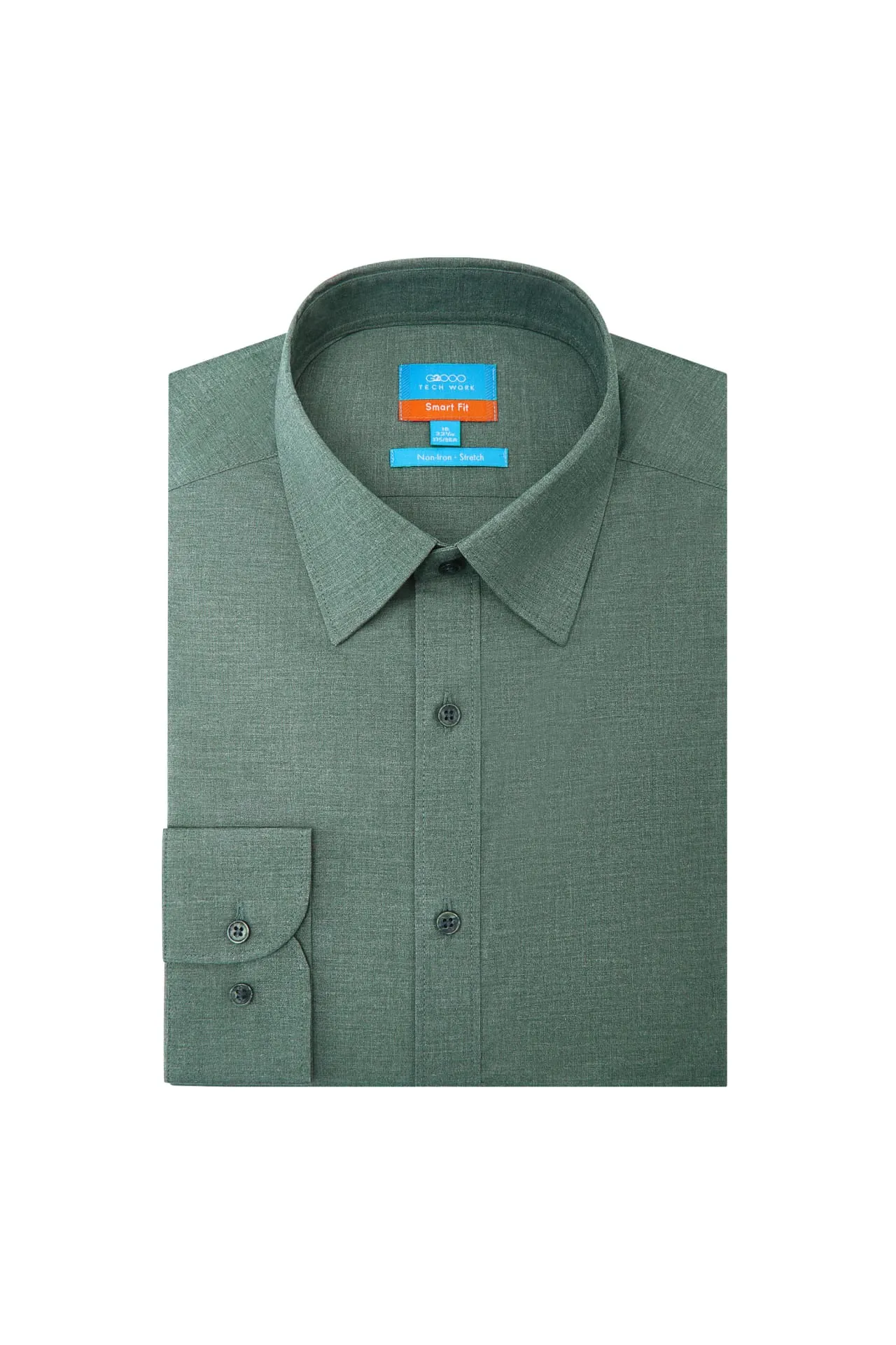 Non-Iron Easy Care Smart Fit Poplin Shirt