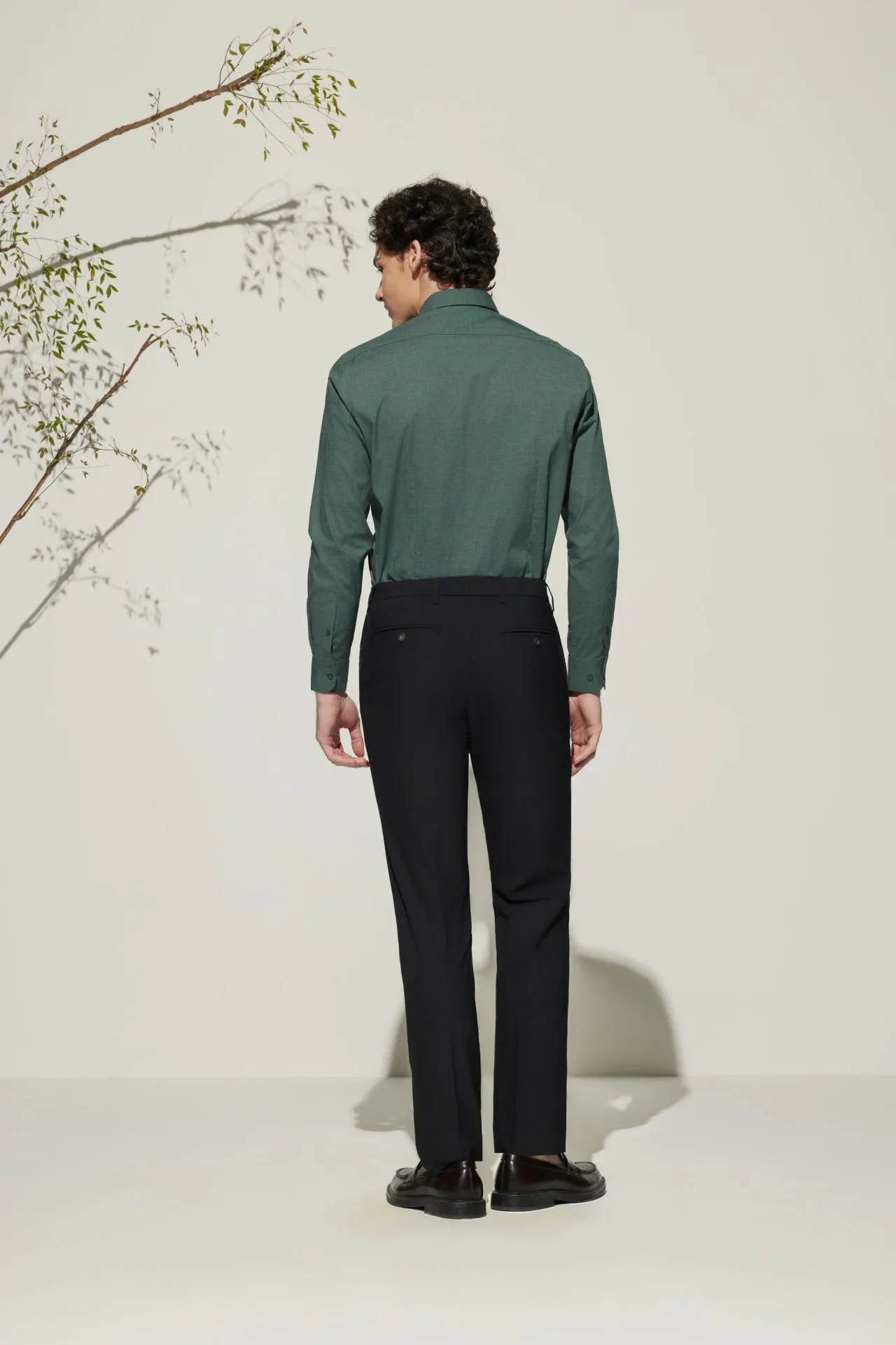 Non-Iron Easy Care Smart Fit Poplin Shirt