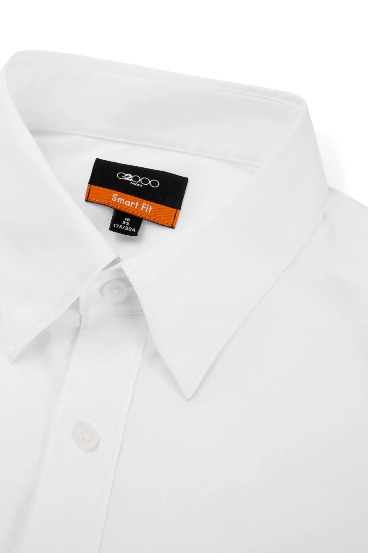 Non-Iron Easy Care Smart Fit Poplin Shirt