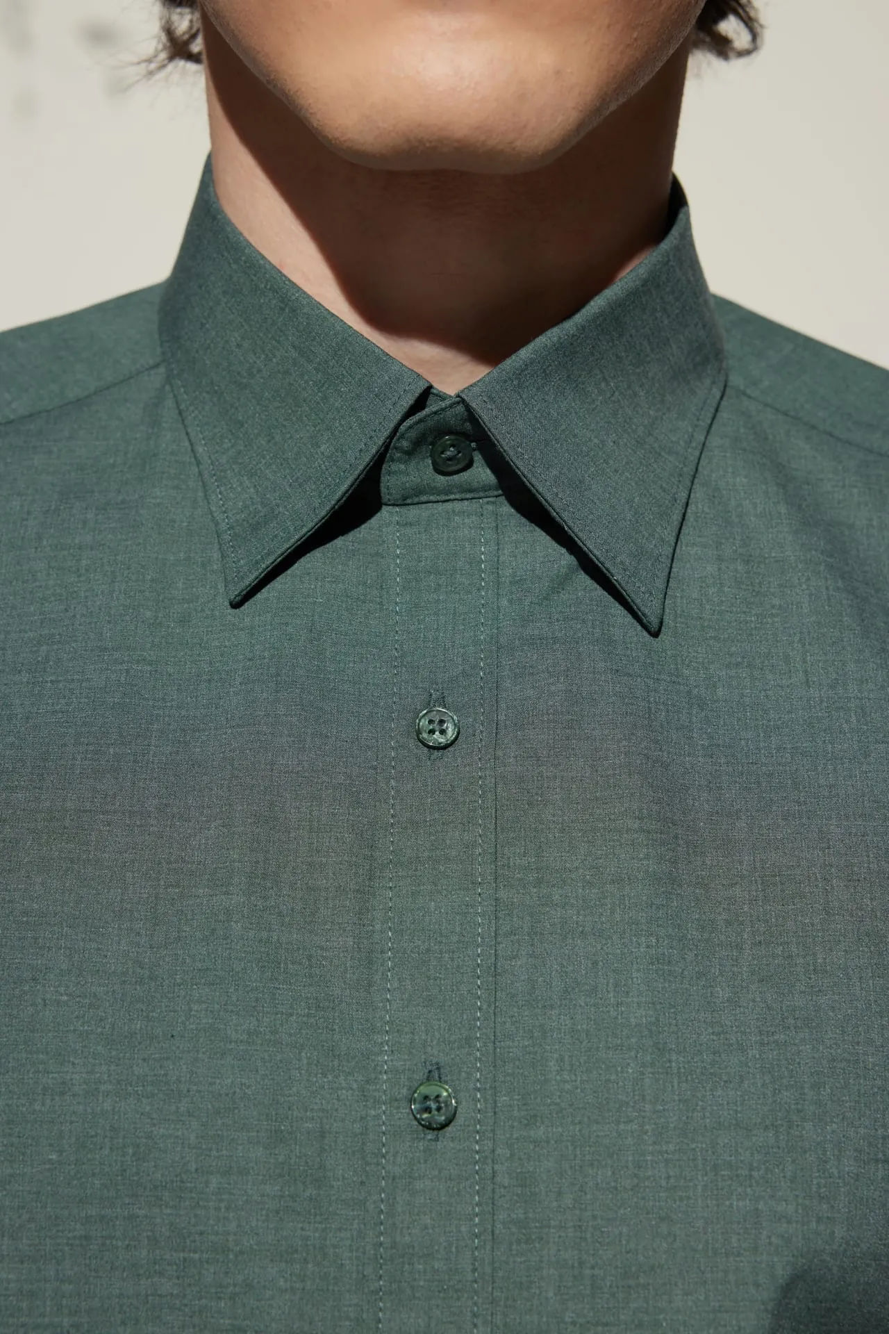 Non-Iron Easy Care Smart Fit Poplin Shirt