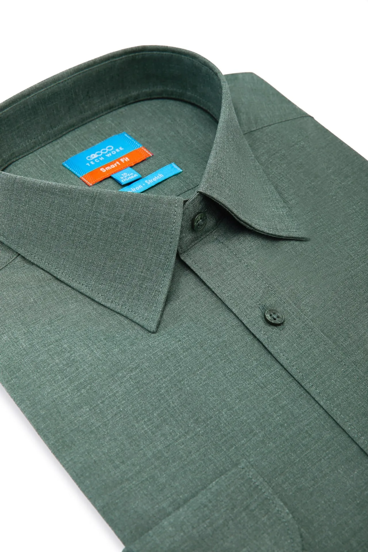 Non-Iron Easy Care Smart Fit Poplin Shirt