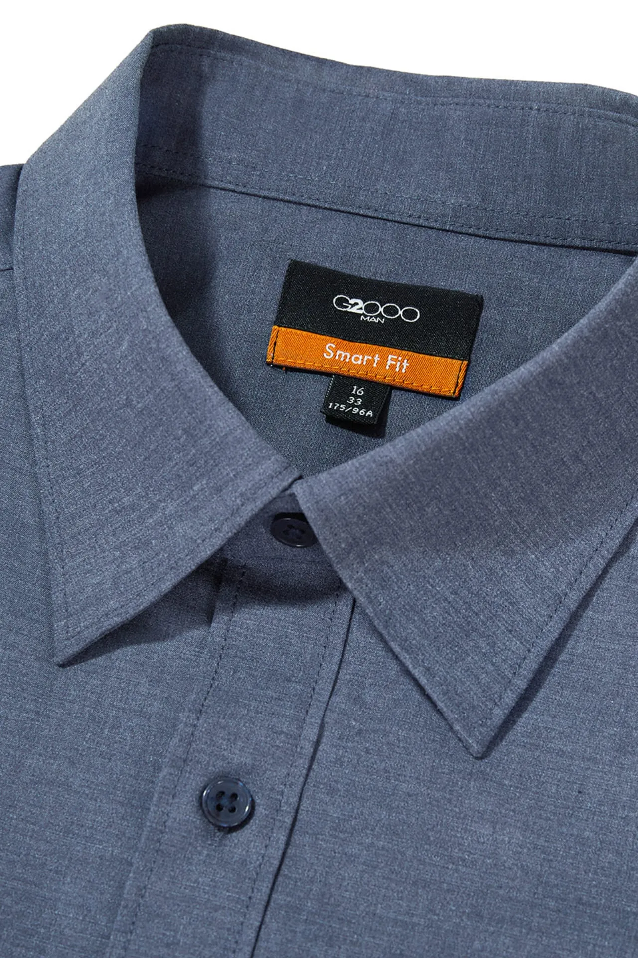 Non-Iron Easy Care Smart Fit Poplin Shirt