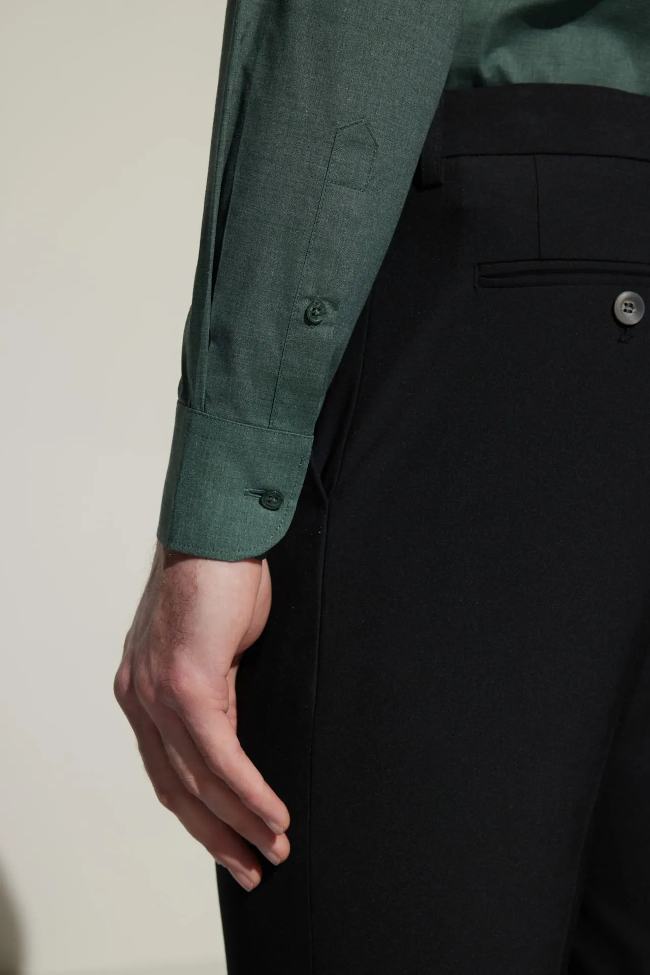 Non-Iron Easy Care Smart Fit Poplin Shirt