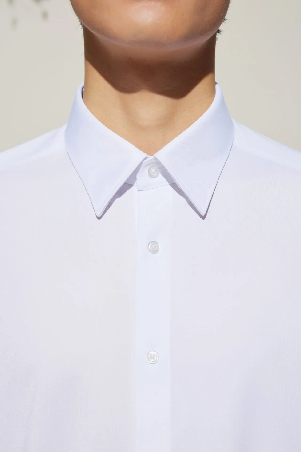 Non-Iron Smart Fit Warp Knit Shirt