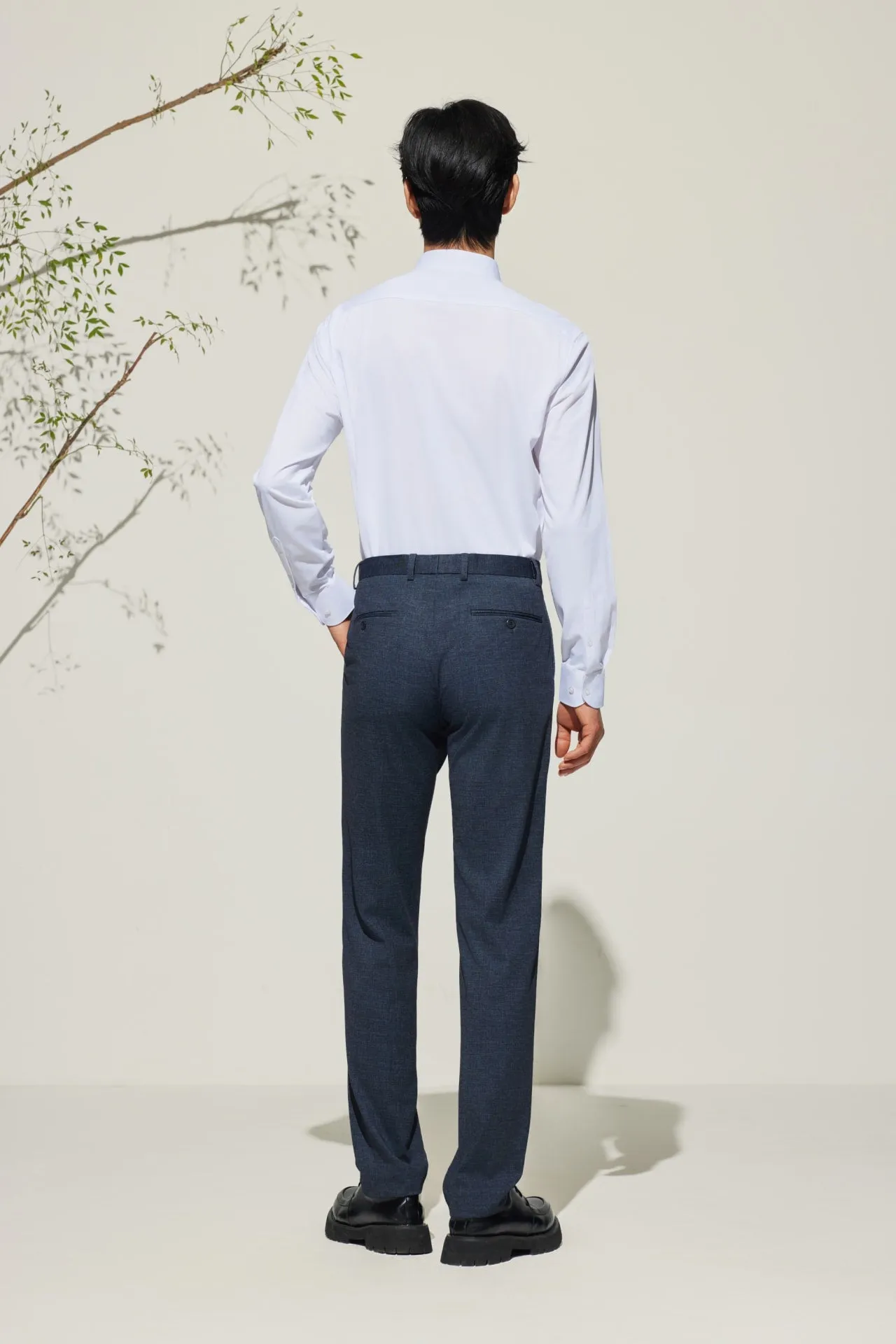 Non-Iron Smart Fit Warp Knit Shirt