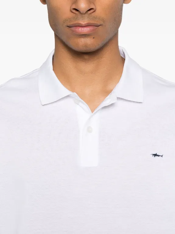 Paul & Shark cotton knitted polo shirt