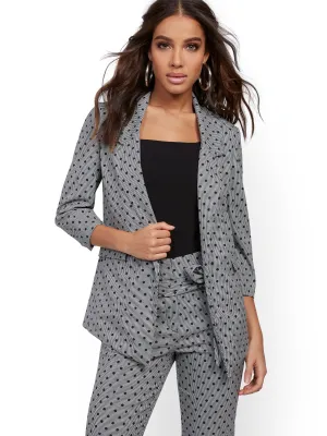 Petite Soft Madie Blazer - Mixed Print - 7th Avenue