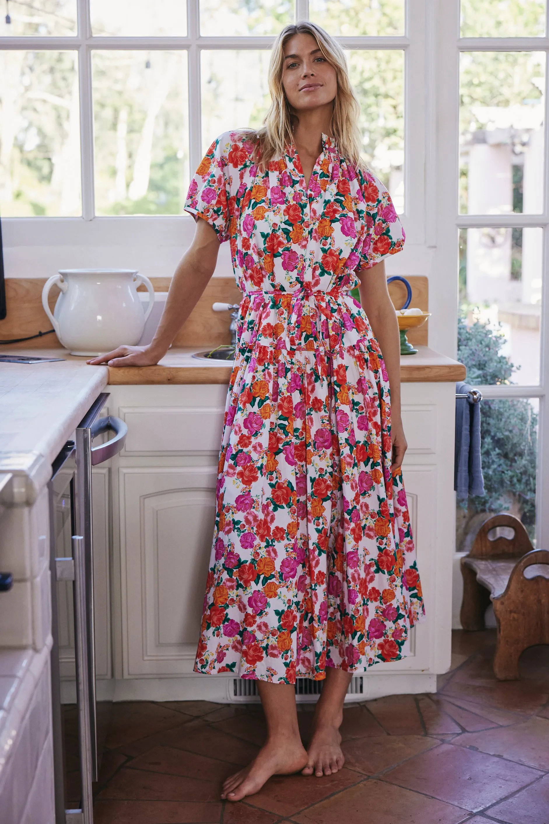 Pia Maxi Dress - Rosa Romantica