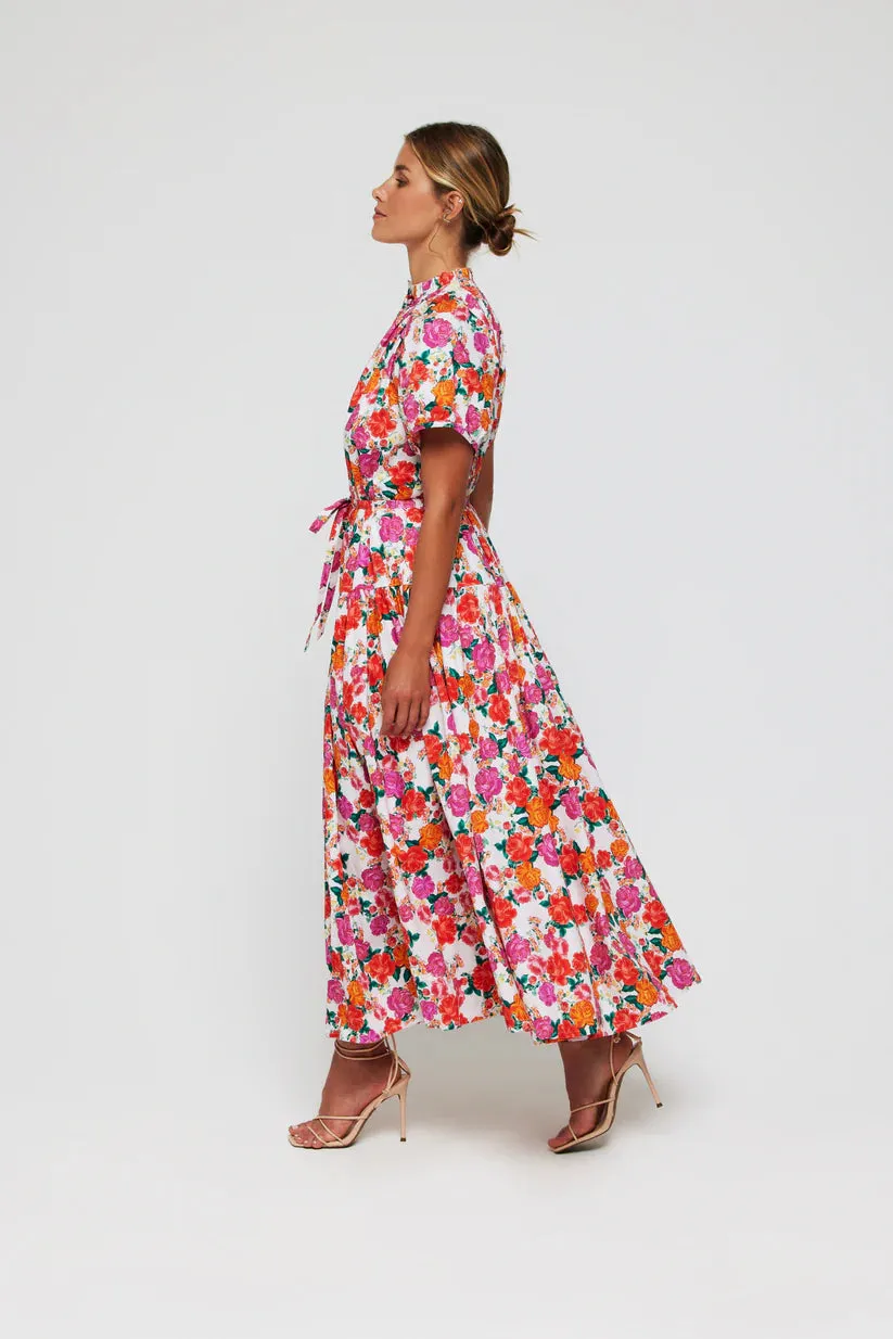 Pia Maxi Dress - Rosa Romantica