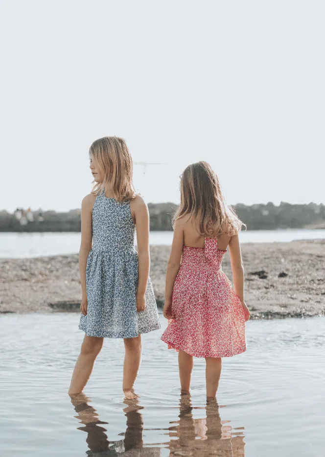 Ribes Dress - Red Liberty