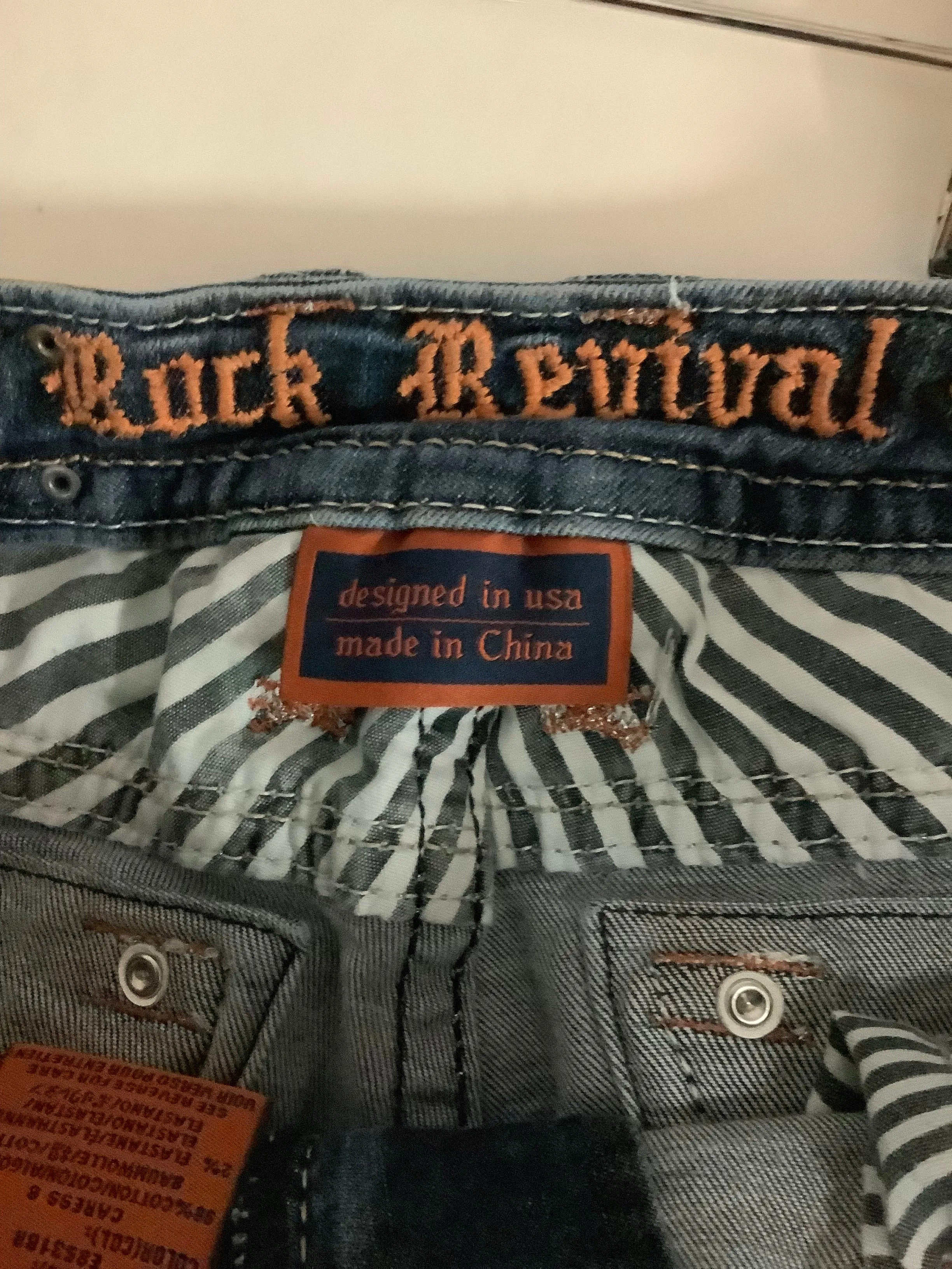 Rock Revival Women's Jeans Blue Caress Size: 10/30