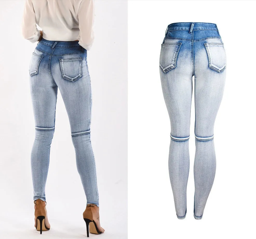 Slim Elastic Denim Pencil jeans