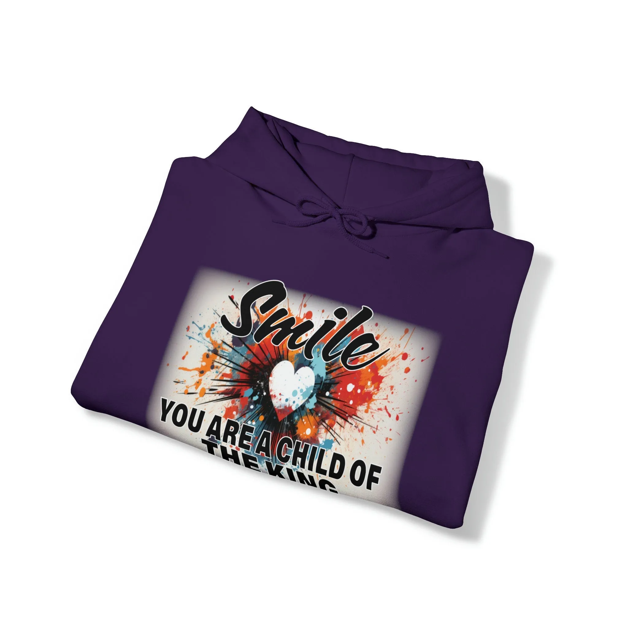Smile Child of a King Motivational | Sweatshirt Hoodies | Smile Poster | Trendy Positive Vibes Sweatshirt Dress Hoodies