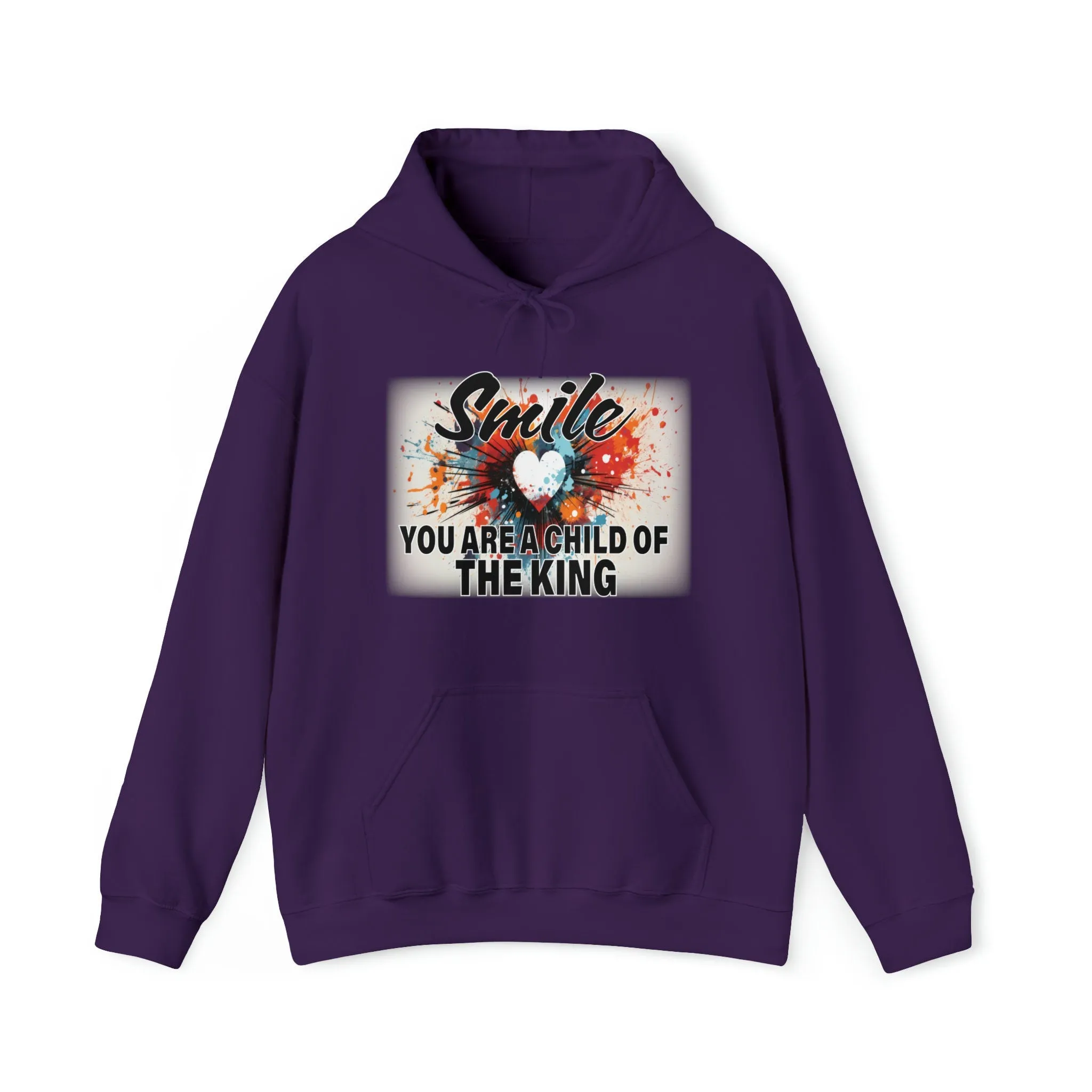 Smile Child of a King Motivational | Sweatshirt Hoodies | Smile Poster | Trendy Positive Vibes Sweatshirt Dress Hoodies