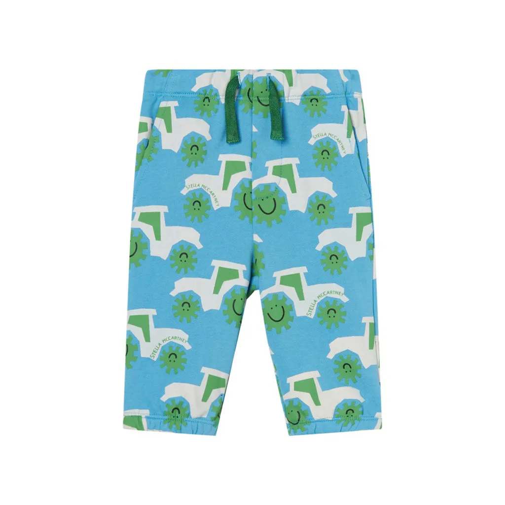 Stella McCartney Kids Farmyard Tractors Print Joggers