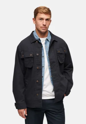 Superdry Military Overshirt Jacket | Eclipse Navy