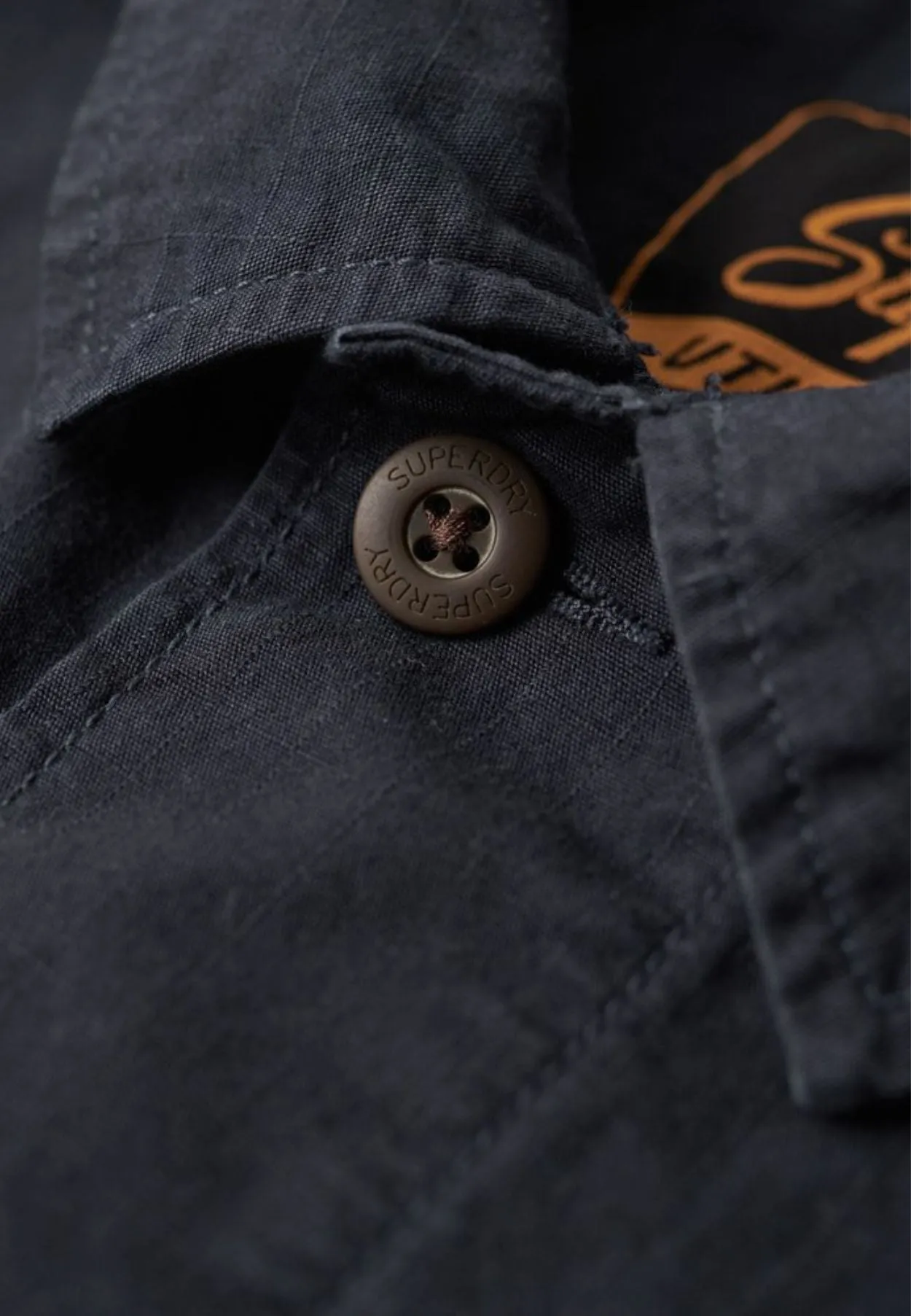 Superdry Military Overshirt Jacket | Eclipse Navy