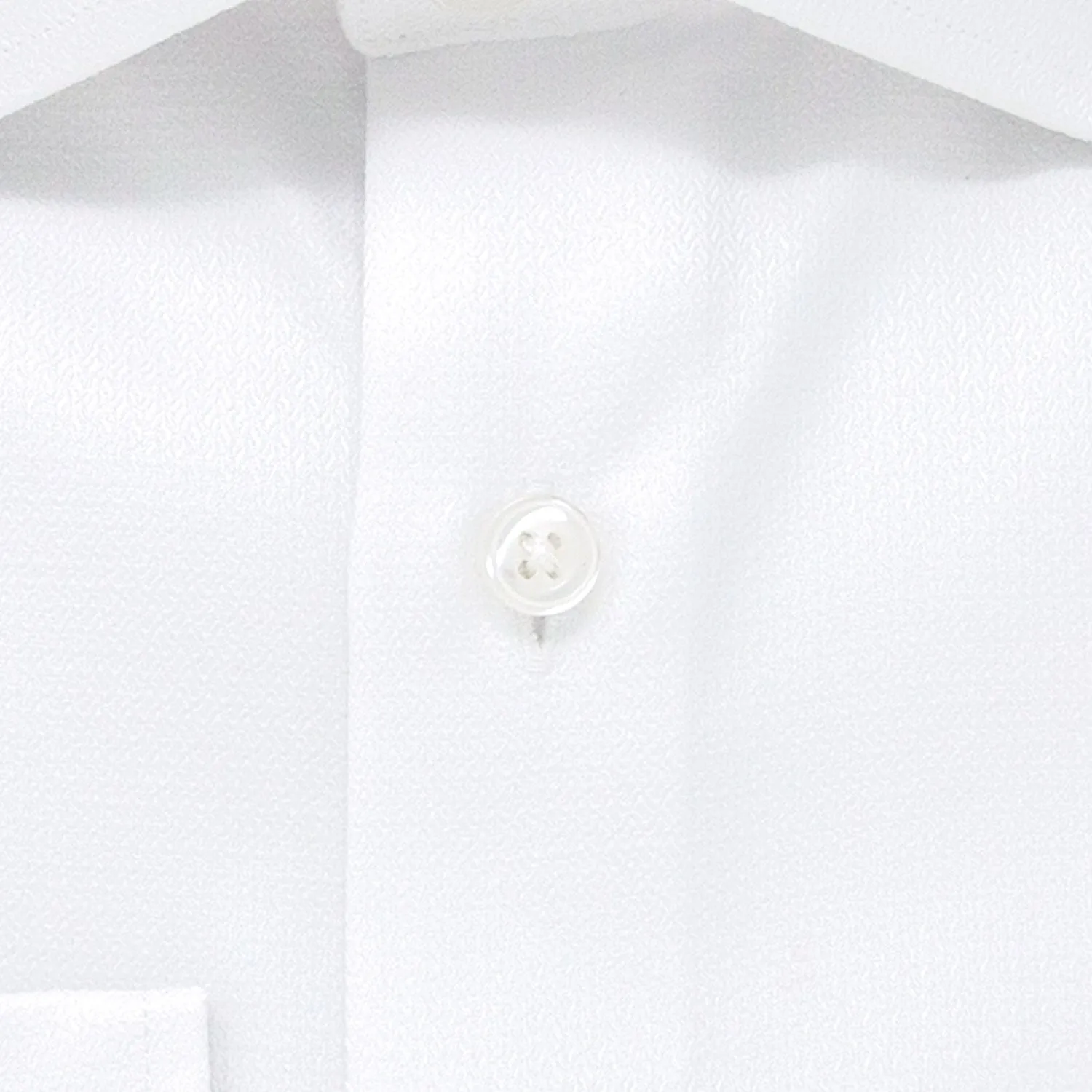 White Button Up Collar Dress Shirt | The Bai
