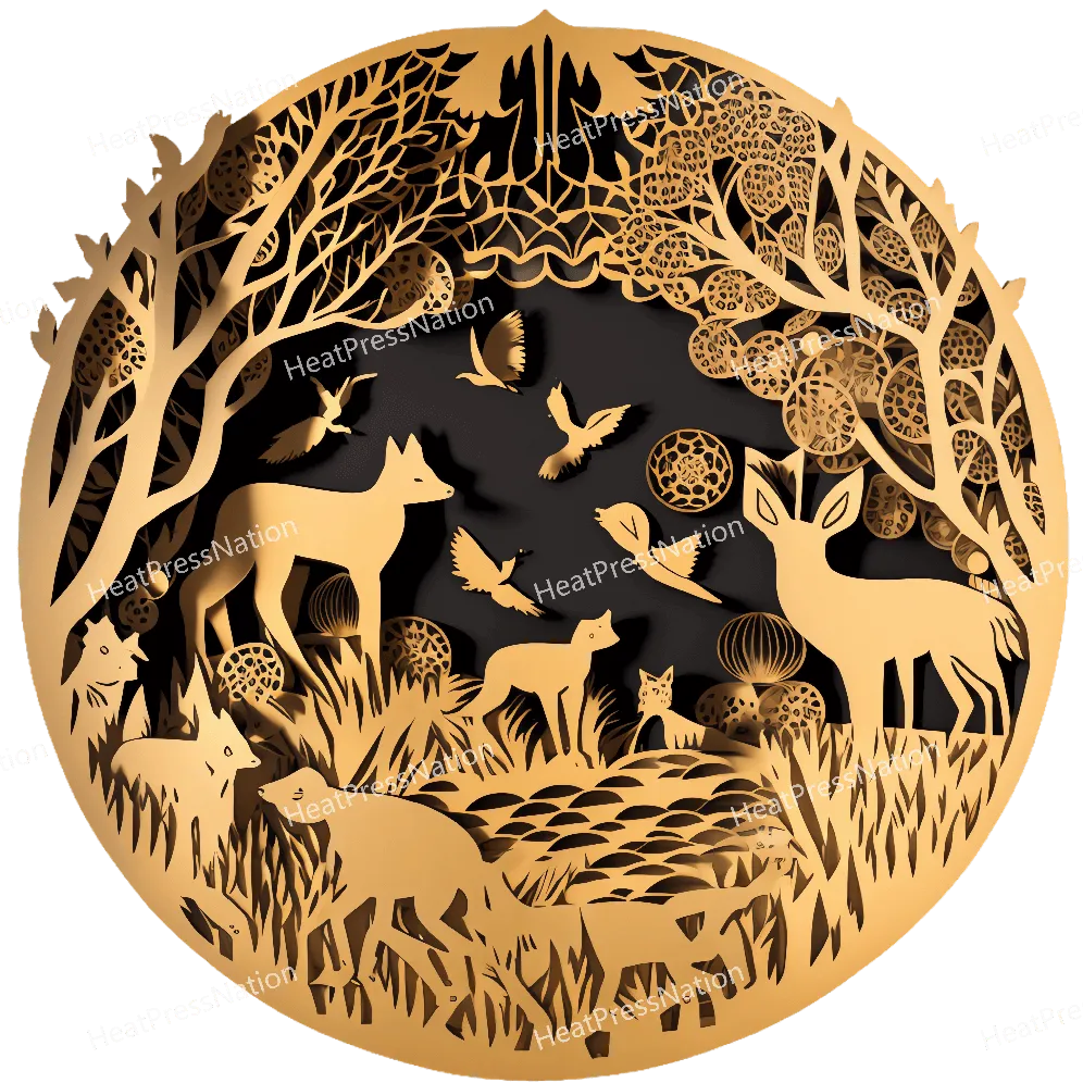 Wildlife Cutout Design
