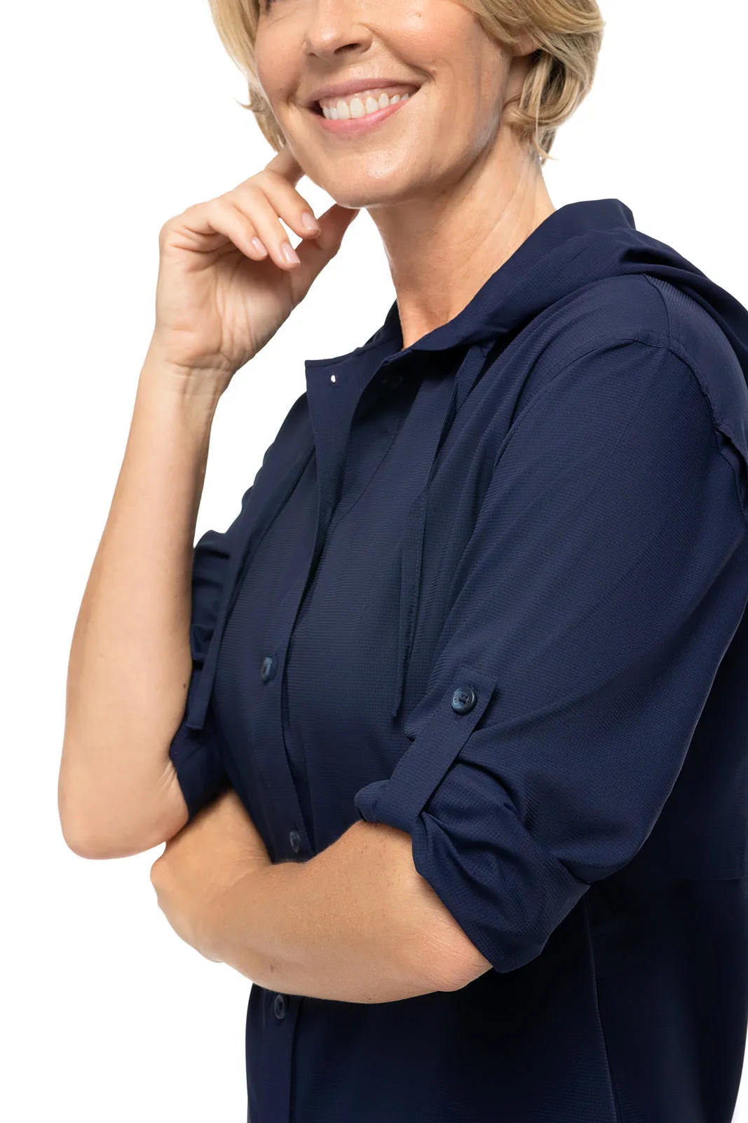 Women's Iztapa Beach Shirt  |  Navy