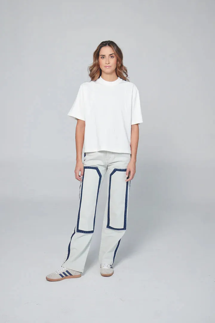 Zereno - Dual Reality JEANS: Blue Contrast Blue